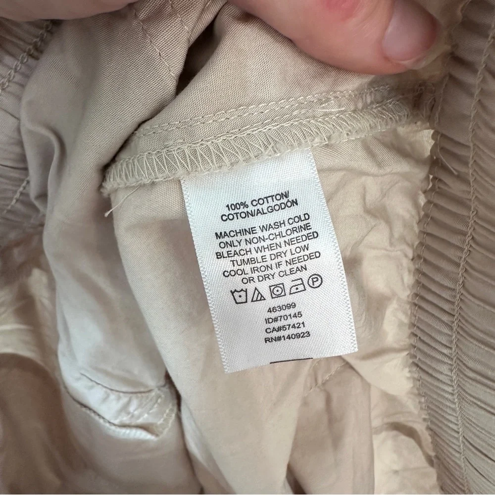 Loft Khaki Pull On Cargo Pants size 14 Straight Leg - Picture 5 of 5